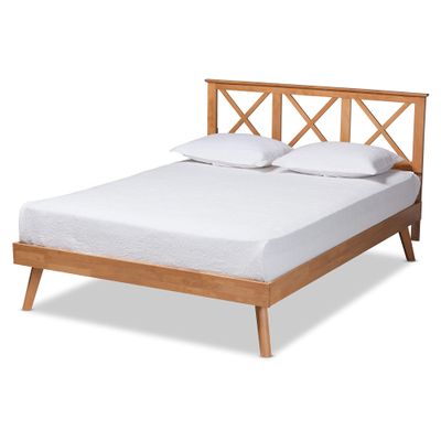 Baxton Studio 179-11247-AMZ Beds (Platform), Brown, Full
