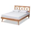Baxton Studio 179-11247-AMZ Beds (Platform), Brown, Full view 1