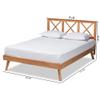 Baxton Studio 179-11247-AMZ Beds (Platform), Brown, Full view 3