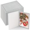 Golden State Art, Pack of 100, 5x7 Photo Folders, Cardboard Picture Frame, Paper Photo Frame Cards, Greetings/Invitation Cards, Special Events: Graduation, Christmas, Wedding (Grey) view 1