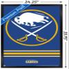 Trends International NHL Buffalo Sabres - Logo 20 Wall Poster, 34L x 22.4W, Black Framed Version view 3