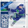 NHL Vancouver Canucks - Quinn Hughes 20 Wall Poster, 34L x 22.4W, Premium Unframed Version view 3