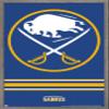 Trends International NHL Buffalo Sabres - Logo 20 Wall Poster, 34L x 22.4W, Barnwood Framed Version view 1
