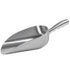 Cast Aluminum Utility Scoop - 58 oz. - Round Bottom, ice scoop For Multi-Purpose Use, With Finger Groove Handle (58 oz.) view 1
