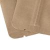 100PCS Brown Kraft & Foil Hybrid Flat Zipper Seal Bags (18x30cm (7.1x11.8")) view 3