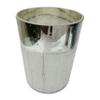 A&B Home Etched Silver Vase - 7" - Silver Finish view 2