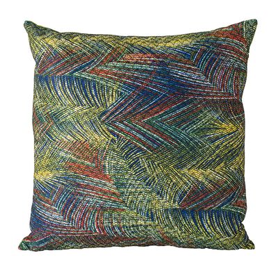 A&B Home Small 18x18 Square Polyester Abstract Pattern Two-Side Decorative & Accent Sofa/Couch Pillow, Multicolor