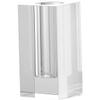 A&B Home Transparent Rectangular Vase - 8" - Clear Finish view 1