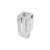 A&B Home Transparent Rectangular Vase - 8" - Clear Finish view 3
