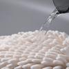 MAYITBE Soft Absorbent Chenille Hand Towels, Decorative Hanging Fuzzy Towels Ball, Thick Drying Cloth Hand Towel for Home Kitchen & Bathroom (White*2) view 3