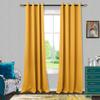 Mrs.Naturall Yellow Curtains 96 Inches Long for Bedroom 2 Panels Set Grommet Blackout Living Room Window Curtains view 1