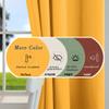 Mrs.Naturall Yellow Curtains 96 Inches Long for Bedroom 2 Panels Set Grommet Blackout Living Room Window Curtains view 3