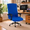 DIVA EN CAMINO DEC Stretch Office Chair Cover with Zipper, Soft Polyester Slipcover for High Back or Rotating Desk Chair view 1
