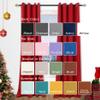 Mrs.Naturall Kids Curtains 2 Panel Set for Boys Bedroom,Blackout Grommet Window Sports Basketball Football Red Gaming Curtains for Boys Room,63 Inch Length view 2