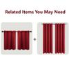 Mrs.Naturall Kids Curtains 2 Panel Set for Boys Bedroom,Blackout Grommet Window Sports Basketball Football Red Gaming Curtains for Boys Room,63 Inch Length view 4