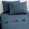 100% Organic Cotton Bed Sheets |Queen-XL, Mediterranean Blue| - Organic Sheets - 800-Thread-Count Organic Cotton - Organic-Cotton Sateen Sheets - 17-Inch Deep-Pocket Organic Certified Cotton-Sheets view 3