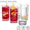Amazing Abby - Probity - 16-Ounce Plastic Tumblers (Set of 6), Drinking Glasses, Reusable Cups, BPA-Free, Shatter-Proof, Dishwasher-Safe (Made of Plastic, NOT Glass) view 3
