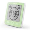 Lingland LCD Digital Waterproof Water Splashes Bathroom Wall Clock Shower Clocks Timer Temperature Humidity Kitchen Wash Room Timers(Blue) Home Furnishings (Color : Green) view 1