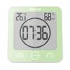 Lingland LCD Digital Waterproof Water Splashes Bathroom Wall Clock Shower Clocks Timer Temperature Humidity Kitchen Wash Room Timers(Blue) Home Furnishings (Color : Green) view 2
