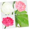 balacoo 3pcs Fish Tank Lotus Decoration Lotus Adornment Vivid Ornament Decorative Simulation Fish Tank Decoration Imitation Fish Tank Plastic Props Simulate view 3