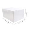 Cabilock 1pc Stackable Transparent Shoe Storage Box Footwear Organizer Removable Lid for Closet and Home Organization Neat and Convenient Storage view 2