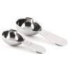 2 PCS Stainless Steel Scoop, TablespoonTeaspoon Measuring Spoons for Dry or Liquid Ingredients, Measuring Coffee Scoop (Color : Set of 2) view 2