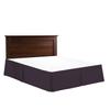 Bed Skirt - Hotel Luxury Bed Skirt Dust Ruffle 18 inch Tailored Drop Soft 800 Thread Count 100% Natural Cotton Wrinkle and Fade Resistant - Pleated Bed Skirts (Full XL, Purple) Bedskirt view 1
