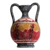 Ancient Greek Minoan Amphora Fresco Bull-Leaping Mural Handmade Ceramic Pottery Vase Small view 3