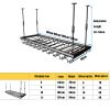 CGF- Mounted Wine Racks Wine Bar Wall Rack,Hanging Bar Glass Rack & Hanging Bottle Holder Adjustable High 30~60cm (Black,Bronze, Gold/ 60cm,80cm,100cm,120cm) view 2
