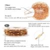 RUICHEN Fairy Lights Plug in Super Long 165 Ft 500 LED Copper Wire String Lights with Remote, Warm White view 4