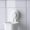 Tooth Brush Holder with Suction Cup, White. No Drill No Screw Required. Easy mountable.TISKEN IKEA. view 3