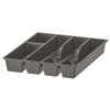 Cutlery Tray, Grey, Kitchen Drawer Organizer Insert. 31x26 cm (12x10 ''). Clever fittings inside drawers and cabinets keep things organised. SMACKER IKEA. view 1