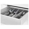 Cutlery Tray, Grey, Kitchen Drawer Organizer Insert. 31x26 cm (12x10 ''). Clever fittings inside drawers and cabinets keep things organised. SMACKER IKEA. view 2