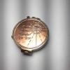 Ganga Nautical 2 inch Vintage Antique Brass Pocket Compass Brown Antique Copper Dell view 1