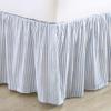 Laura Ashley Home - Cotton Ruffled Bedskirt, Lightweight Home Decor with Classic Style (Blue, Queen) view 3
