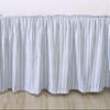 Laura Ashley Home - Cotton Ruffled Bedskirt, Lightweight Home Decor with Classic Style (Blue, Queen) view 4