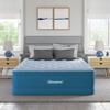 Simmons Beautyrest Comfort Plus Express Bed, Internal Pump with Plush Velveteen Pillow Top Air Mattress, 100% Leak Proof with Sleep Fresh Technology, 17" Full, Blue view 2