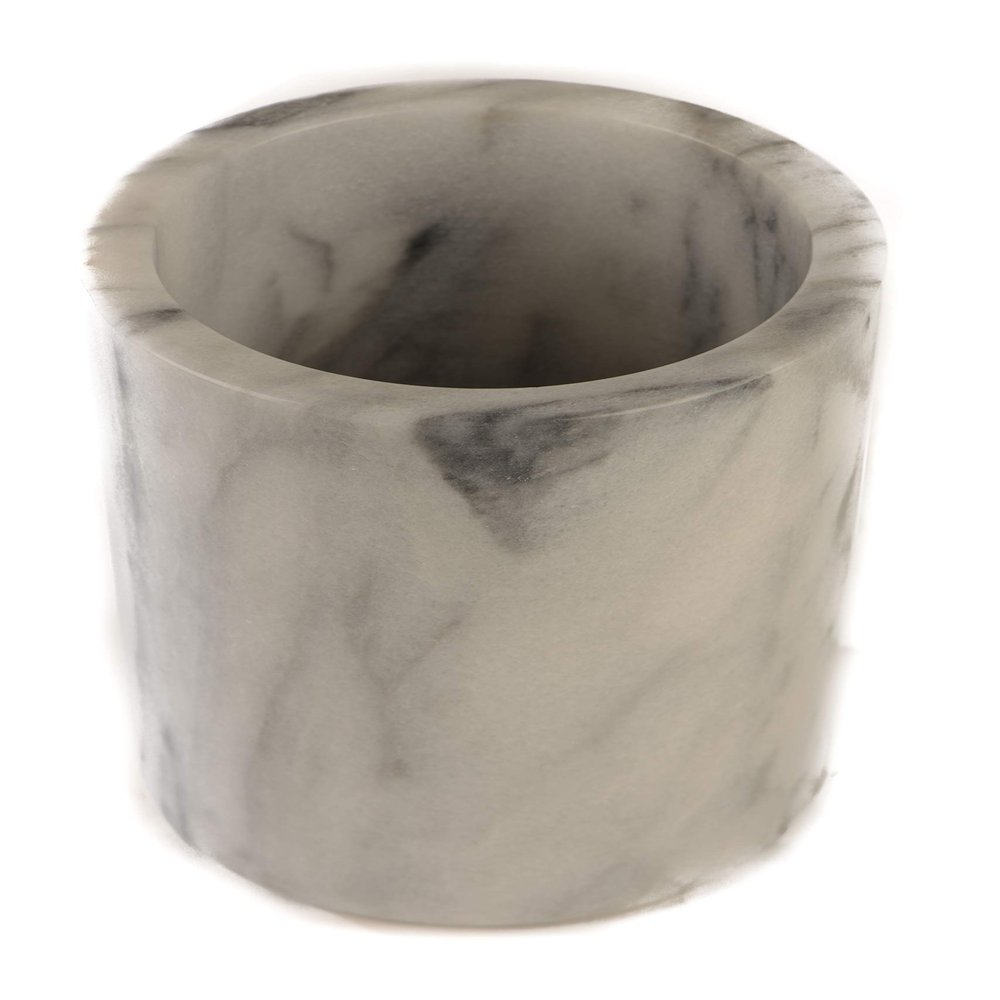 [6 PACK] Marble Wine Bottle Cooler - Wine Chiller Bucket - Perfect for Wine & Champagne for Dinner, Parties - Holds a 750 ML Bottle - Great for Utensil Holder, Flower Vase by EcoQuality