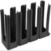 4 Compartment Cup Holder, Coffee Milk Tea Cup Storage Rack Stand, Paper Cup Holder Organizer for Bar Milk Tea Shop Counter view 4