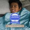 Baloo Weighted Blanket for Kids and Adults (Aqua - 9lbs 40"x60" - Mini Size) | Cooling & 100% Cotton Material | Machine Washable & Dryer Safe | with Glass Microbead Fill view 4