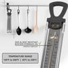 2 Pcs Thermometer Candy Deep Fry Oil Frying Syrup Jam Jelly Sugar Candy Making Food Cooking Stainless Steel Kitchen Thermometer with Pot Clip & Hanging Hole view 2
