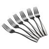 Wekioger 12 Pieces Small Fork Set, Black Stainless Steel Dessert Forks view 1