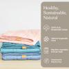 Baloo Weighted Blanket for Kids and Adults (Indigo - 9lbs 40"x60" - Mini Size) | Cooling & 100% Cotton Material | Machine Washable & Dryer Safe | with Glass Microbead Fill view 2