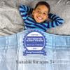Baloo Weighted Blanket for Kids and Adults (Indigo - 9lbs 40"x60" - Mini Size) | Cooling & 100% Cotton Material | Machine Washable & Dryer Safe | with Glass Microbead Fill view 4