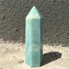 Anlingem Natural Chalcopyrite Quartz Obelisk Quartz Crystal Wand Point Tower Gem Healing AL-C view 1