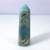 Anlingem Natural Chalcopyrite Quartz Obelisk Quartz Crystal Wand Point Tower Gem Healing AL-C view 3