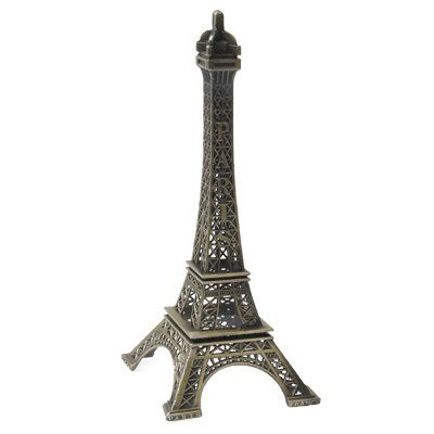 Lingland Paris Eiffel Tower Furnishing Articles Model Photography Props Creative Household Gift (Size:38 x 15.8cm) Interior Decoration