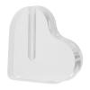 Cabilock Clear Glass Vase Glass Heart Shape Decorative Clear Plant Pot for Home Office Wedding Party Centerpiece Table Decoration view 1