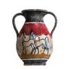 Ancient Greek Minoan Amphora Capra Aegagrus Handmade Ceramic Pottery Vase Small view 1