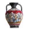 Ancient Greek Minoan Amphora Capra Aegagrus Handmade Ceramic Pottery Vase Medium view 1